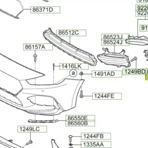 Niska cena Kierownica powietrza Hyundai I30 (2017)