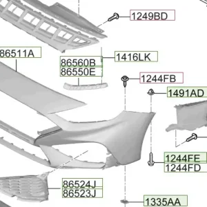 Kierownica powietrza prawa Hyundai I30 (2020) Wyjątkowa oferta