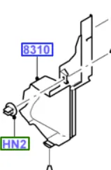 Kierownica powietrza przednia prawa FORD Taniej
