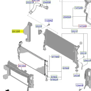 Kierownica prawa powietrza Kia ProCeed 20-25 Najlepsza cena