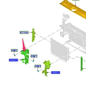 Kierownica prawa powietrza mustang FORD - wyprzedaż Premium