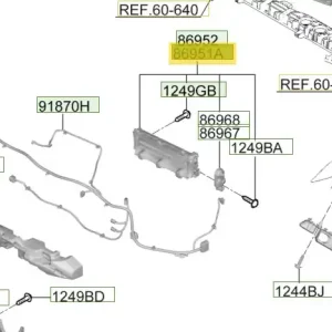 Wybór klientów Klapy kierownicy powietrza lewa strona Hyundai Tucson (2022)
