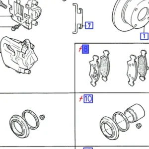 Okazja Klocki hamulcowe przednie grenada sierra 19821986 FORD - wyprzedaż