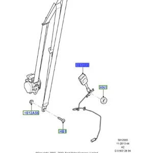 Promocja Klamra pasa bezpieczeństwa lewy przód mondeo MK4