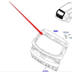 Rabat Klapa bagażnika 2015 2022 KIA