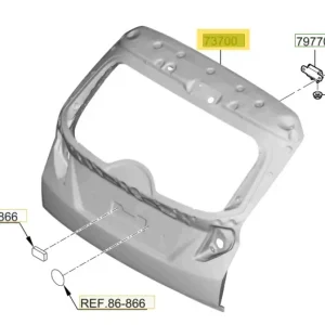 Najlepsza cena Klapa bagażnika Hyundai Tucson (2022 2024)