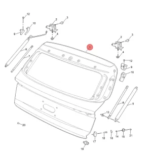 Klapa bagażnika mg S5 ev Premium