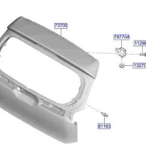 Klapa pokrywa bagażnika Kia Picanto 2024 Popularny