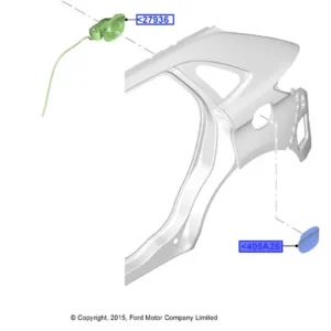 Okazja Klapka wlewu paliwa Ford Edge 2015 - wyprzedaż
