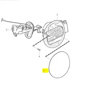 Ograniczona ilość Klapka wlewu paliwa XC60