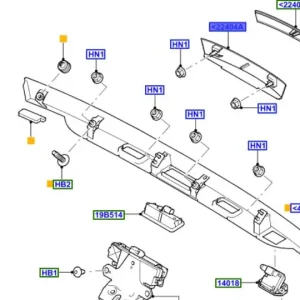 Ostatnie sztuki Klamka pokrywy bagażnika Ford Smax Galaxy 2006 2015 - wyprzedaż