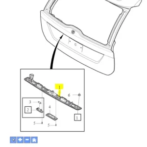 Zniżka Klamka pokrywy bagażnika XC60 Volvo