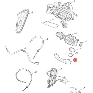 Klamka prawa przednia mg hs 2024 Okazja