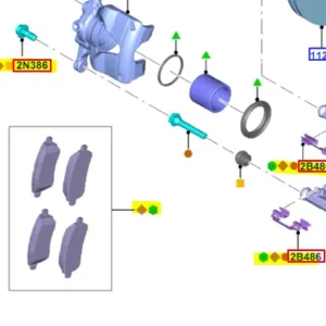 Klocki hamulcowe przód ka 20162019 FORD Tylko dziś