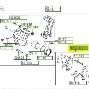 Klocki hamulcowe przednie Hyundai I20 - wyprzedaż Premium