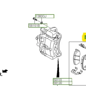 Wybór klientów Klocki hamulcowe przednie Hyundai Tucson - wyprzedaż