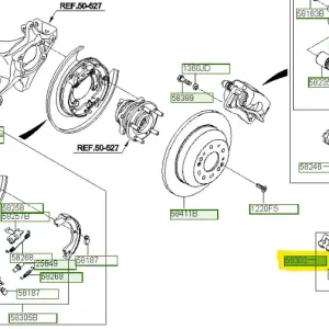 Łatwy zwrot Klocki hamulcowe tylne Hyundai Santa Fe (2015) - wyprzedaż