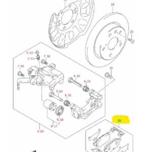 Cena promocyjna Klocki Hamulcowe Tył Suzuki Vitara - wyprzedaż