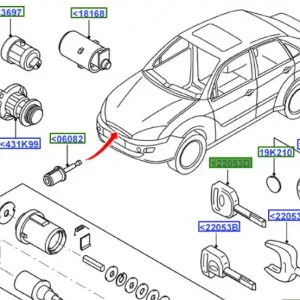 Niska cena Klucz surowy Ford Transit - wyprzedaż