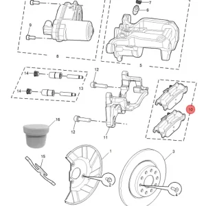 Obniżka ceny Klocki hamulcowe tył Mg hs 2024