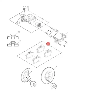 Nowość Klocki hamulcowe tył mg zs I clasic