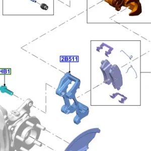 Klocki hamulcowe tył mustang 20152023 FORD Kup online