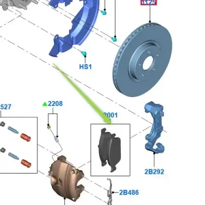 Klocki hamulcowe przód kuga 20122020 FORD Dostępne od ręki