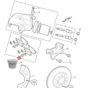 Klocki hamulcowe przód mg Bezpieczne zakupy