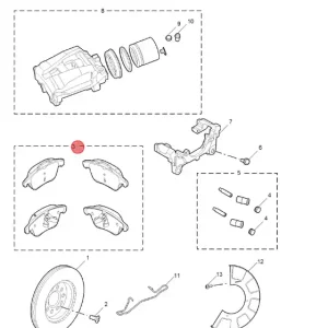 Klocki hamulcowe przód mg zs I clasic Ograniczona ilość