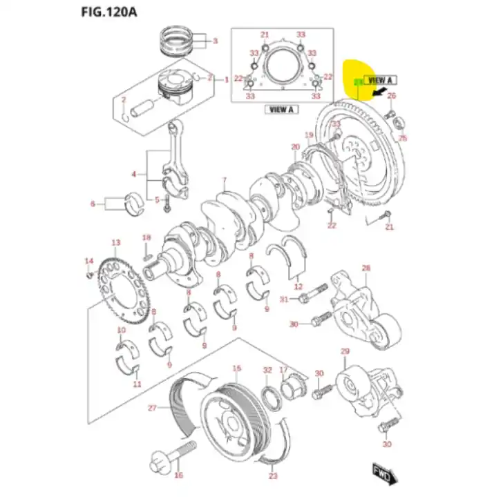 Koło zamachowe Suzuki Swift - wyprzedaż Szybka dostawa