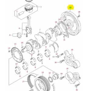 Dodaj do koszyka Koło zamachowe wału korbowego Suzuki Ignis / Swift - wyprzedaż