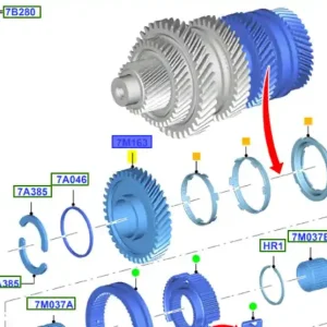 Koło zębate biegu 3CIEGO Ford 2.3 ecoboost - wyprzedaż Premium