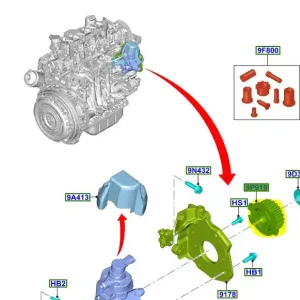 Koło zębate pompy wtryskowej Ford Kuga 2020 - wyprzedaż Wyjątkowa oferta