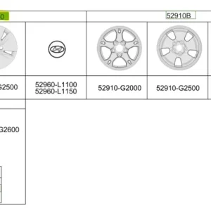 Kołpak Hyundai Ioniq Hybrid - wyprzedaż Zamów teraz