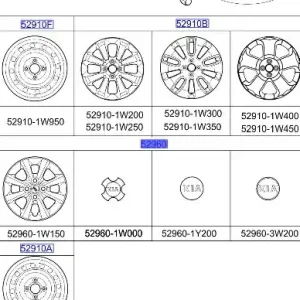 Szybka dostawa Kołpak koła 15'' Kia Rio - wyprzedaż