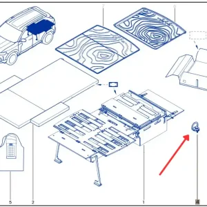 Komplet uchwytów (zaczepów) do mocowania Pakietu Sleep DACIA BIGSTER Zniżka