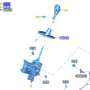 Kompletna dżwignia zmiany biegów 20122020 automat Bezpieczne zakupy