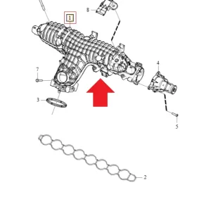Kolektor ssący V40 S90 V90 XC60 EX40 S60 V60 cc Volvo Hit cenowy