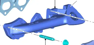 Kup teraz Kolektor wydechowy transit 2014 FORD