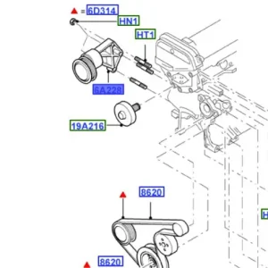Wyprzedaż Koło pasowe focus MK1 1.4 FORD - wyprzedaż