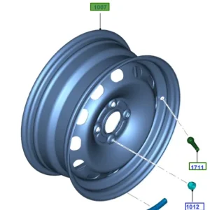 Do wyczerpania zapasów Koło stalowe 15'' Ford B-MAX - wyprzedaż