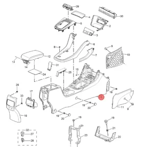 Konsola środkowa mg zs I clasic Wyprzedaż