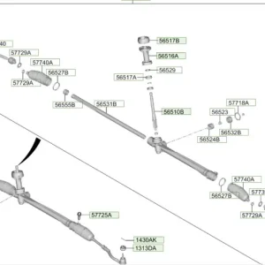 Końcówka drążka kierowniczego Hyundai I20 / Bayon - wyprzedaż Popularny