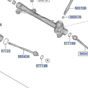 Końcówka drążka kierowniczego lewego Kia ProCeed 20-25 Popularny