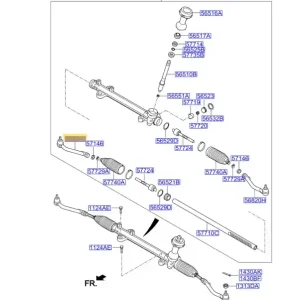 Ostatnia szansa Końcówka drążka kierowniczego prawa KIA Sorento (2012-2014) - wyprzedaż
