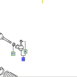 Końcówka drążka kierowniczego prawa strona scorpio 1994-1998 - wyprzedaż Obniżka ceny