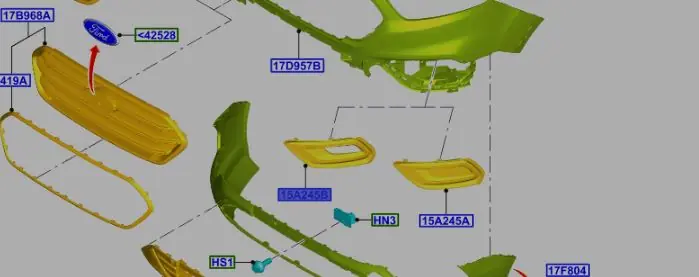 Kratka lewa zderzaka przedniego Wyjątkowa oferta