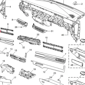 Bezpieczna płatność Kratka nawiewu lewa mg hs 2024