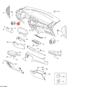 Kratka nawiewu lewa mg zs I clasic Szybka wysyłka