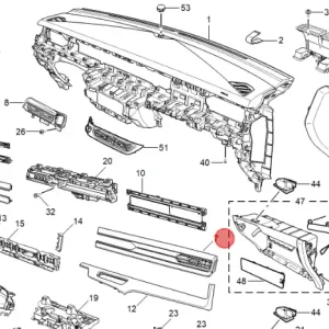 Cena promocyjna Kratka nawiewu prawa mg hs 2024